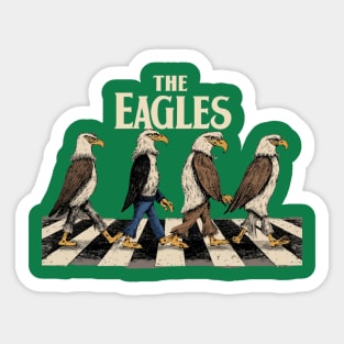 the eagles band retro Sticker